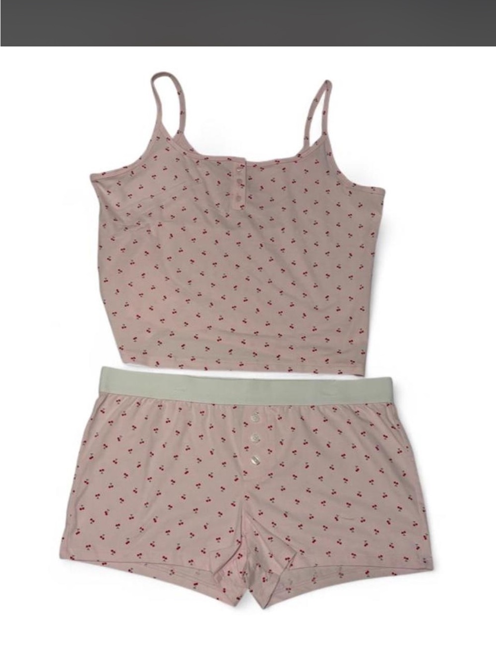 No Boundaries Pink Floral Cami & Boxer Short Sleep Set